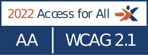 Icône pour le certificat de la fondation «Accès pour tous» pour l’accessibilité des contenus Web avec un niveau de conformité «AA».