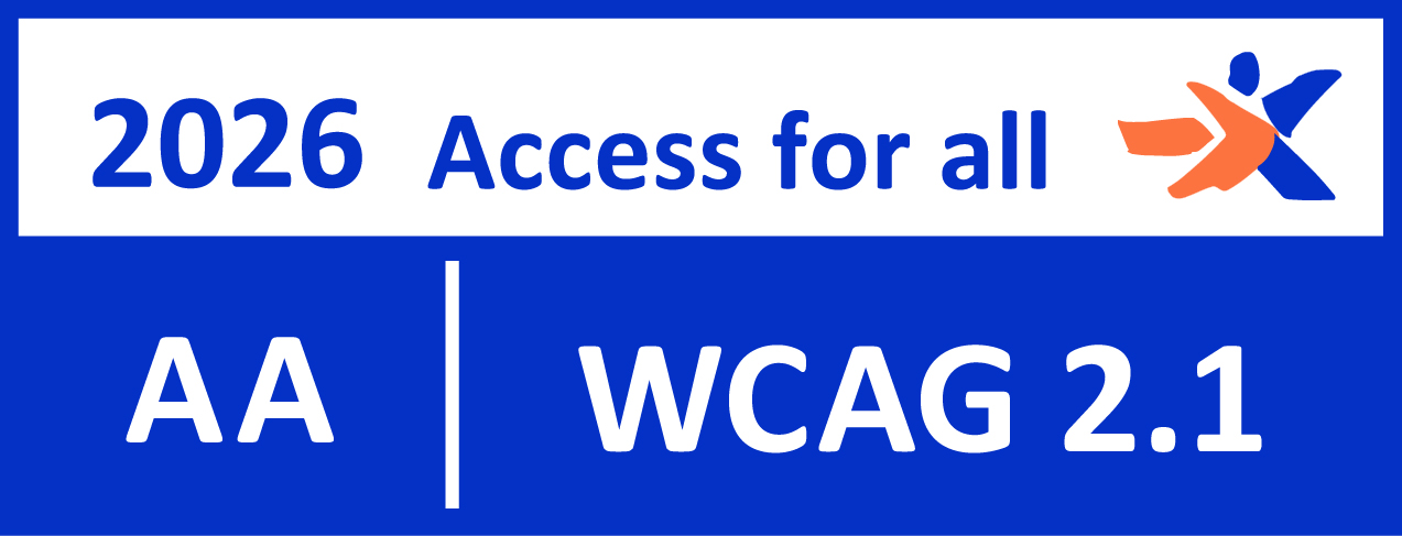 Site web accessible, conforme aux directives WCAG 2.1 niveau AA, certifié par « Accès pour tous »